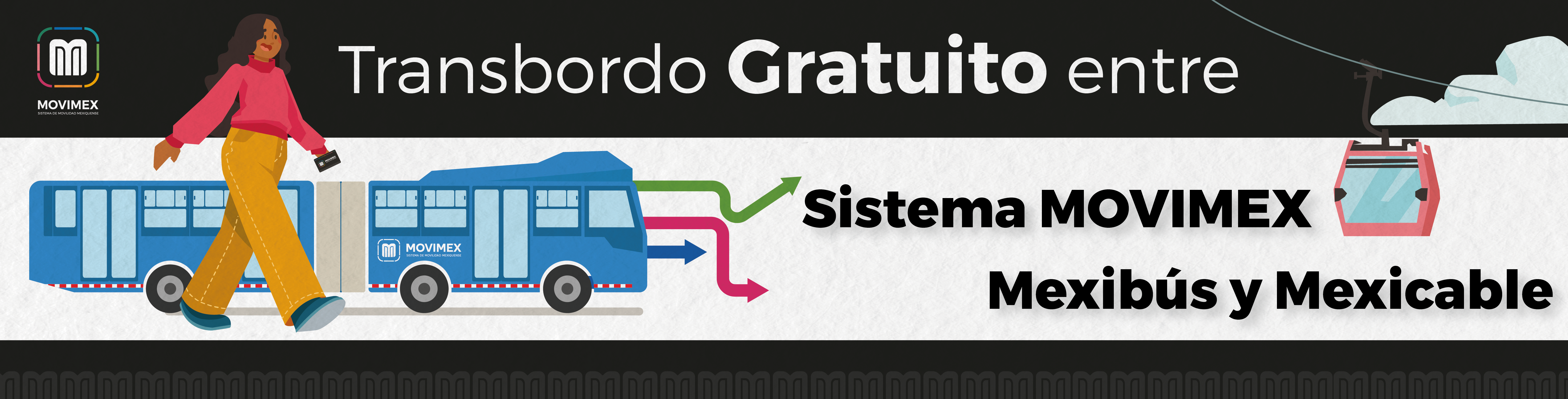 A hora con tu nueva tarjeta movimex puedes realizar tus transbordos gratuitos del sistema movimex